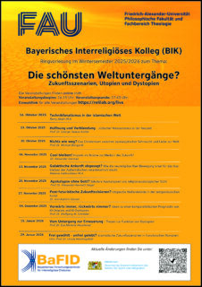 Zum Artikel "Öffentliche Ringvorlesung zum Thema „Die schönsten Weltuntergänge? Zukunftsszenarien, Utopien und Dystopien“"