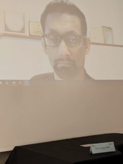 The Concept of Prophecy in Islam: Prof. Zishan Ghaffar, University of Paderborn, connected via video link