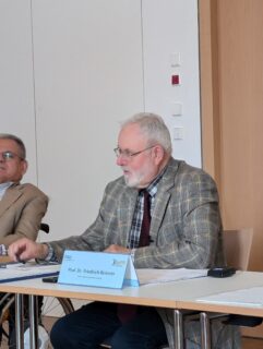 Prof. Friedrich Reiterer, Paris Londron University Salzburg, with his contribution on “The Concept of Spiritual Beings in Christianity”