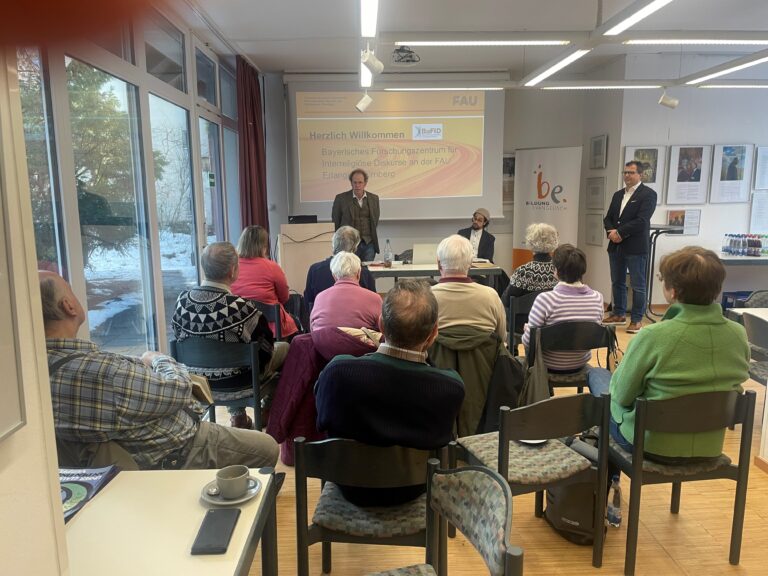Wissenstransfer in Erlangen: Interreligiöser Workshop in der Villa an der Schwabach